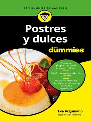 cover image of Postres y dulces para Dummies
